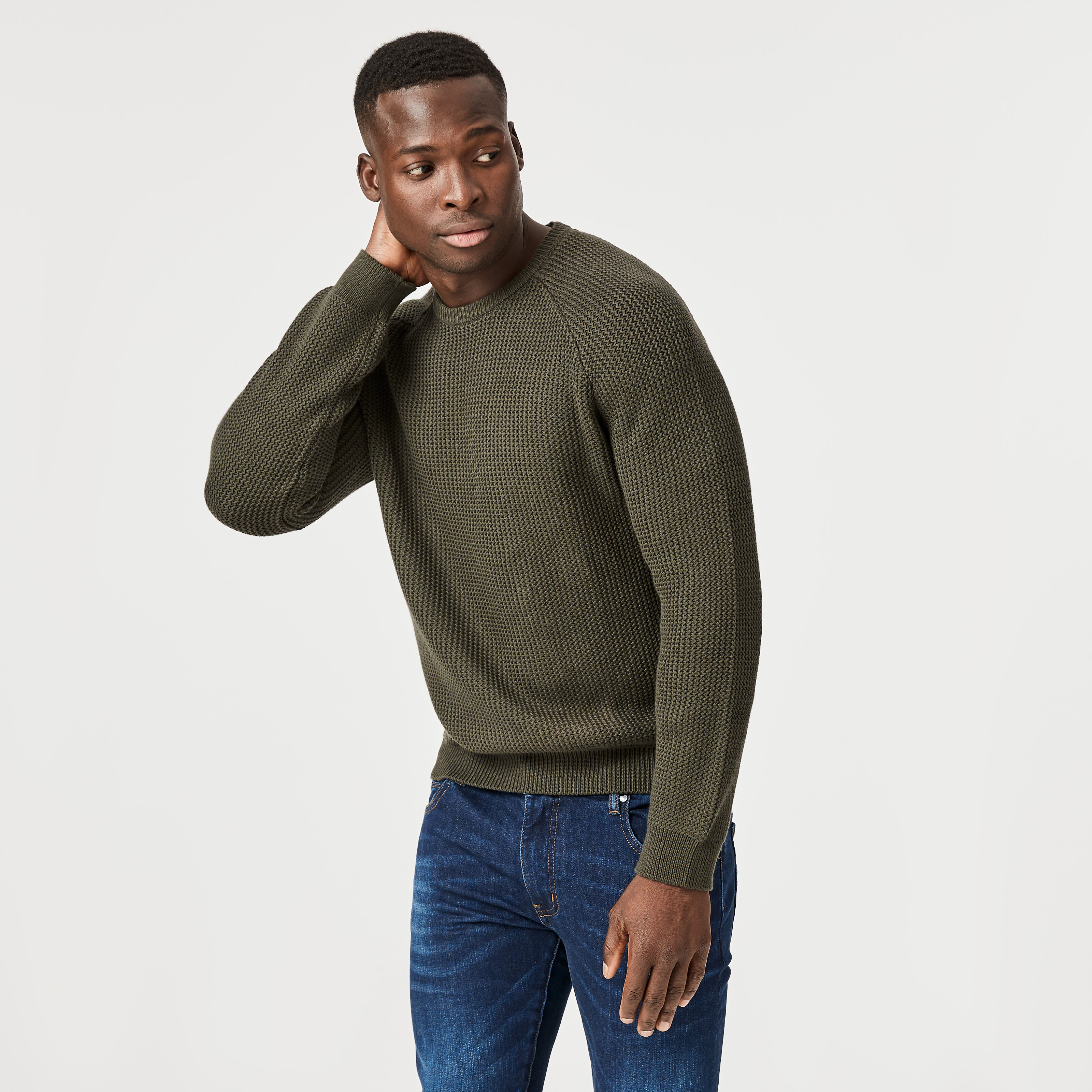 Mens cotton knitwear top